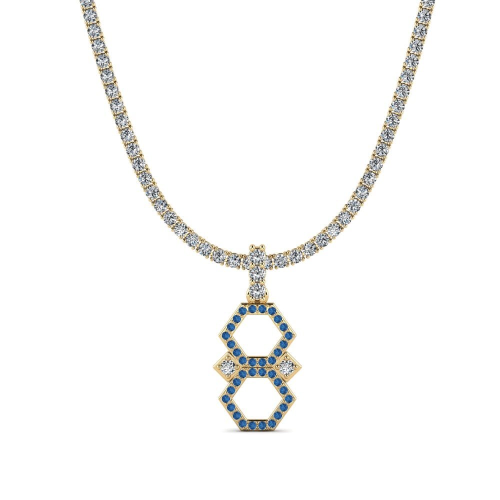 Dark Blue Zirconia Tennis Chanscan