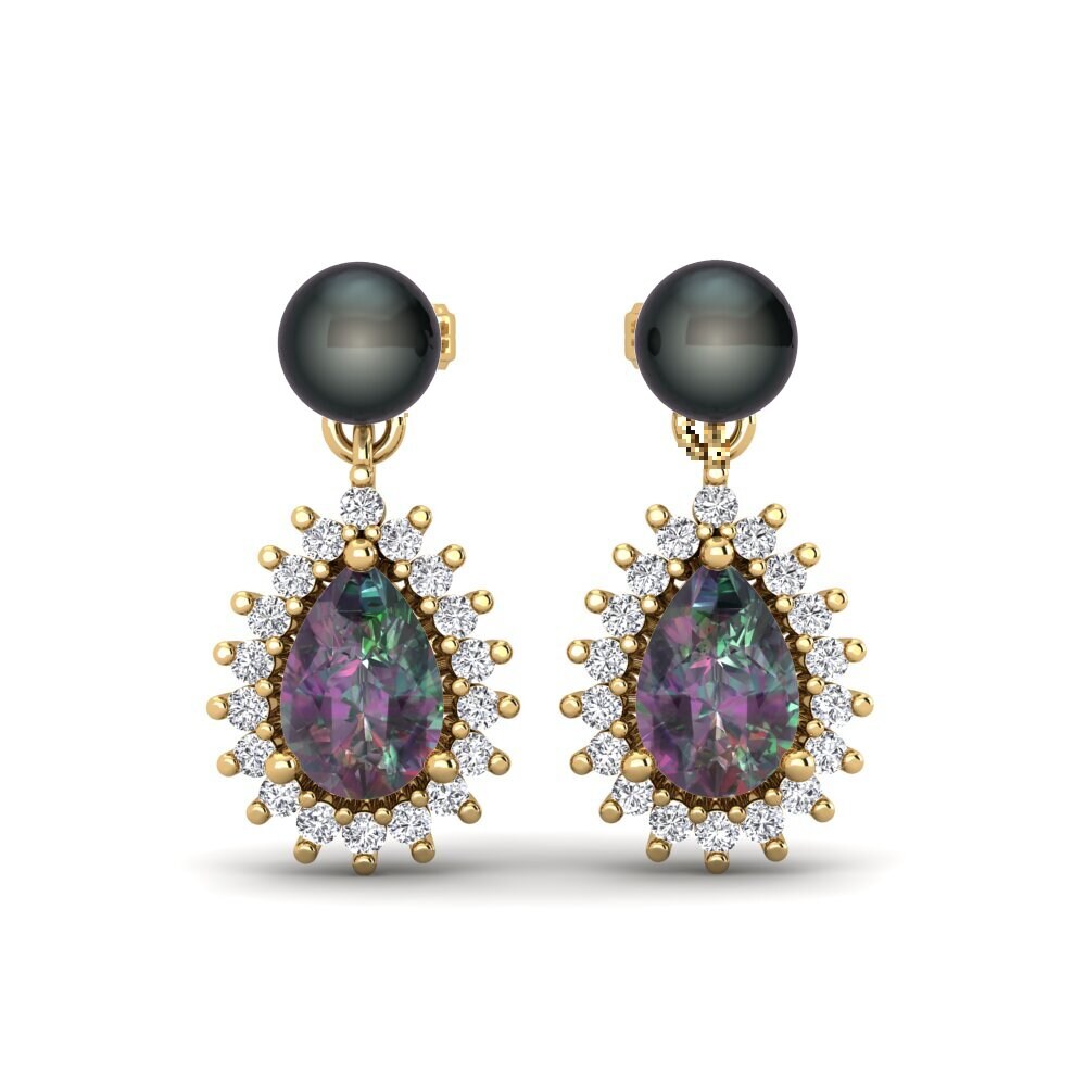 Mystic Topaz Women's Earring Chargeura