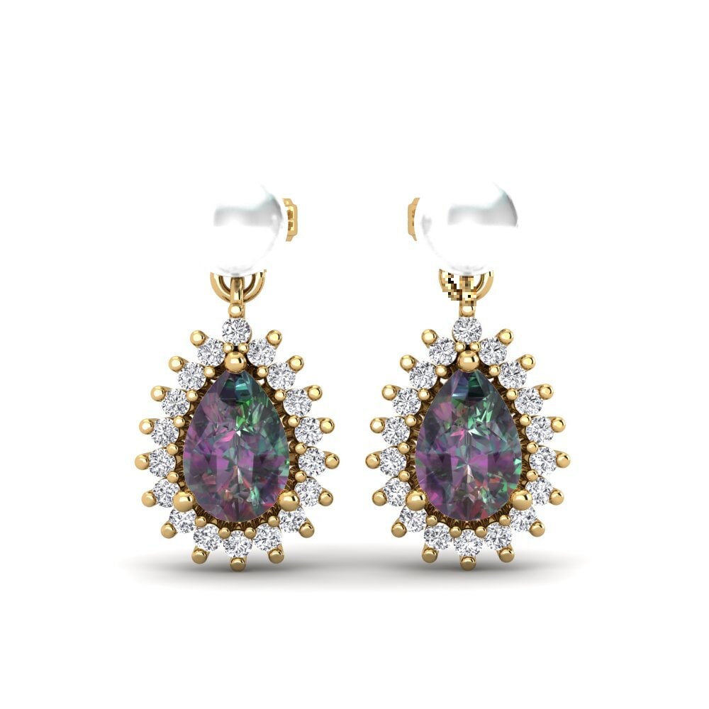 Mystic Topaz Women's Earring Chargeura