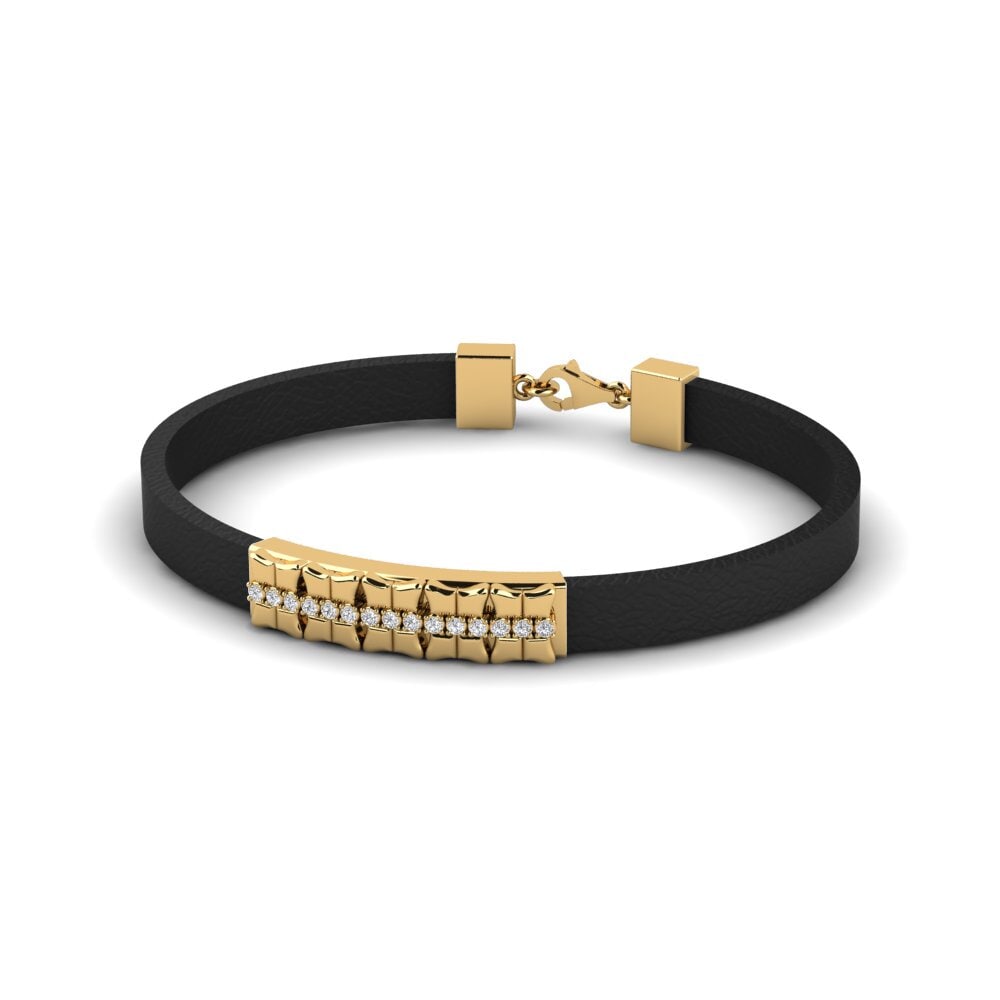18ct Yellow Gold Men's Bracelet Charmander