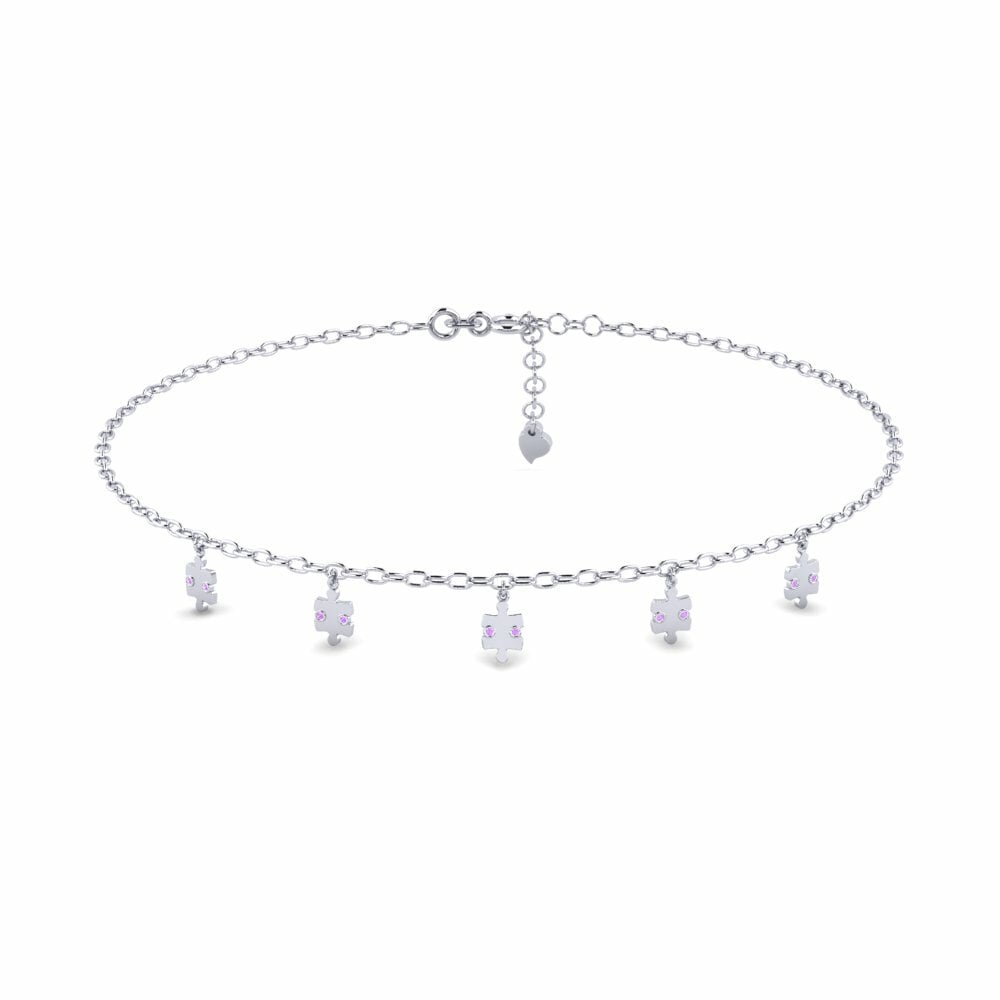 Amethyst Anklet Charushila