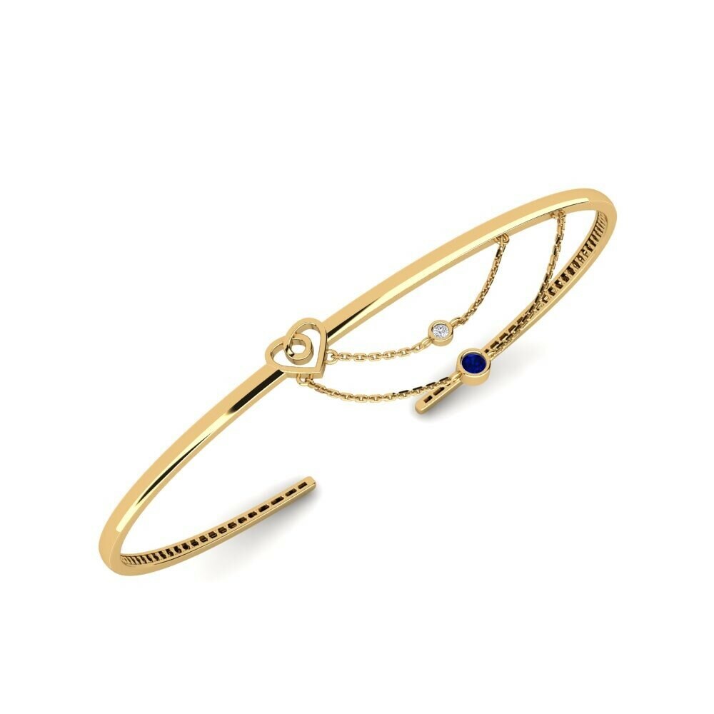 Sapphire Palm Cuff Cheaeg