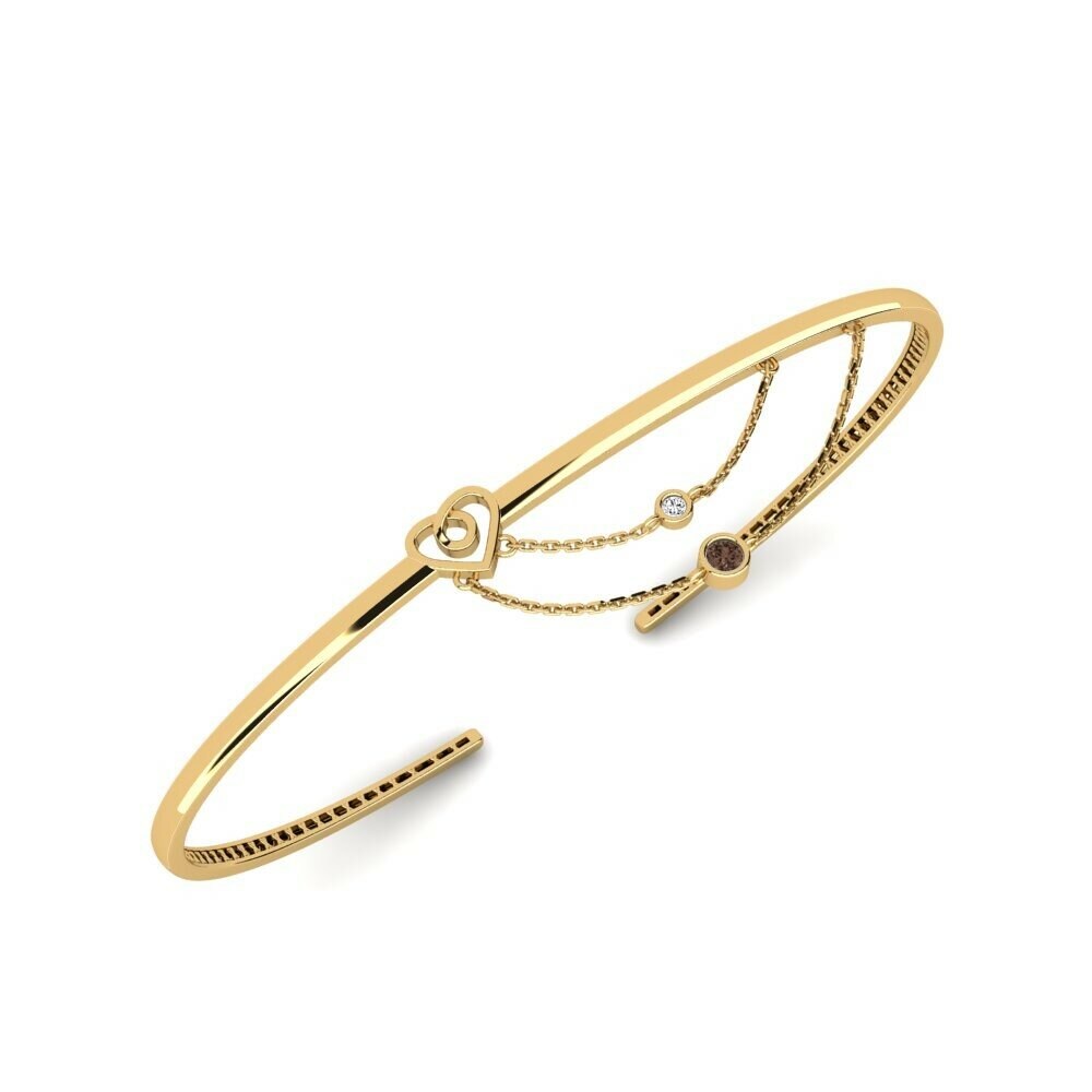 Cuarzo humo Pulsera de palma Cheaeg