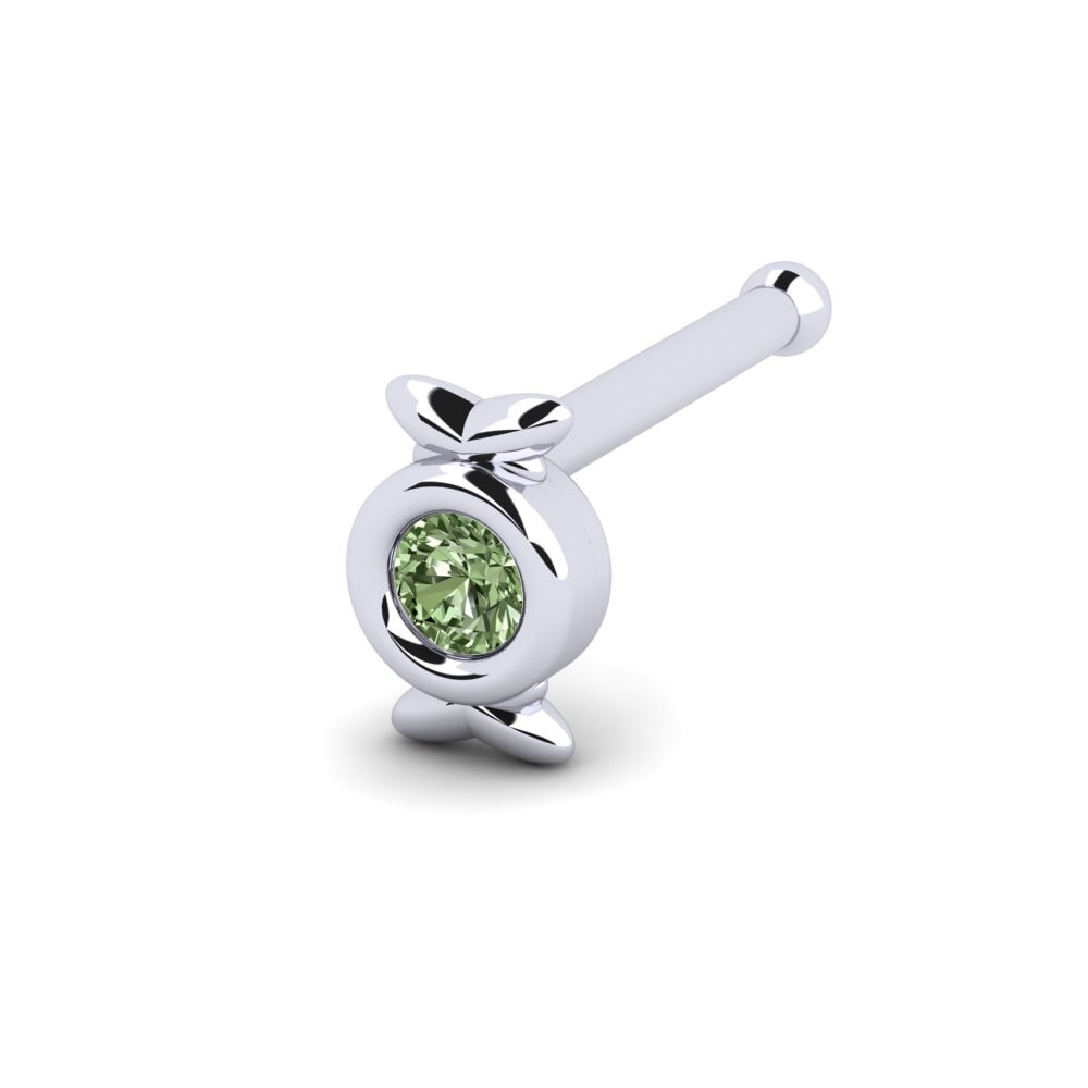 Diamant Vert Piercing Nez Check