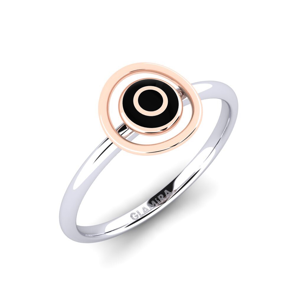 585 Weiß & Rotgold Ring Cheraw