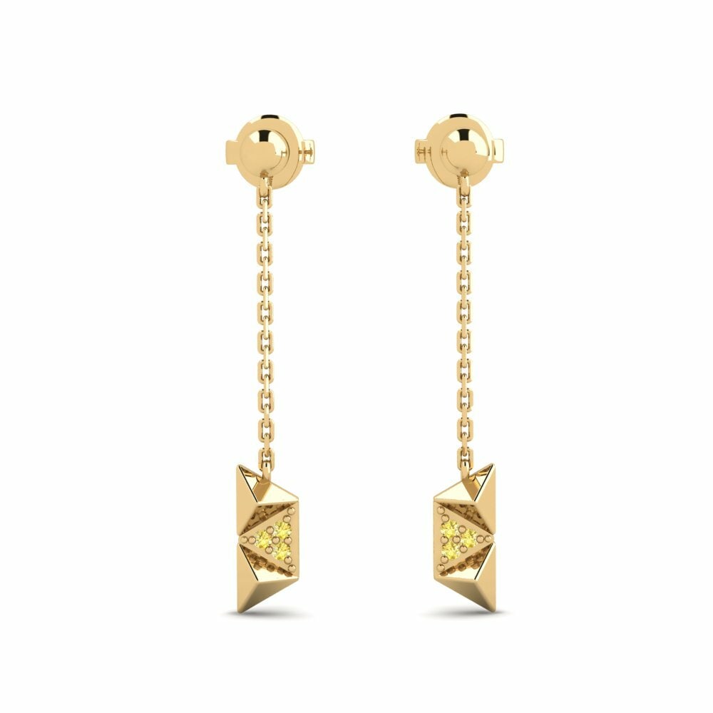 Yellow Sapphire Women's Earring Cherbury
