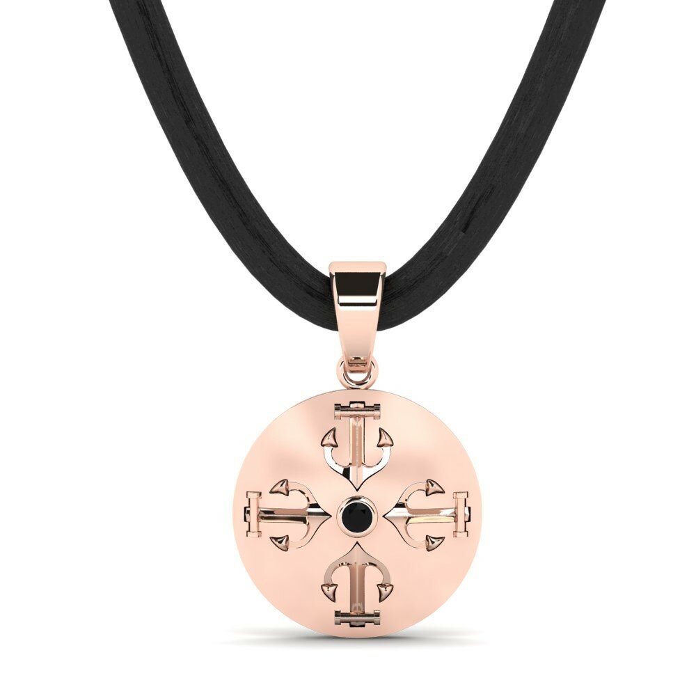 14k Oro Rosa Colgante para hombre Chesnaught