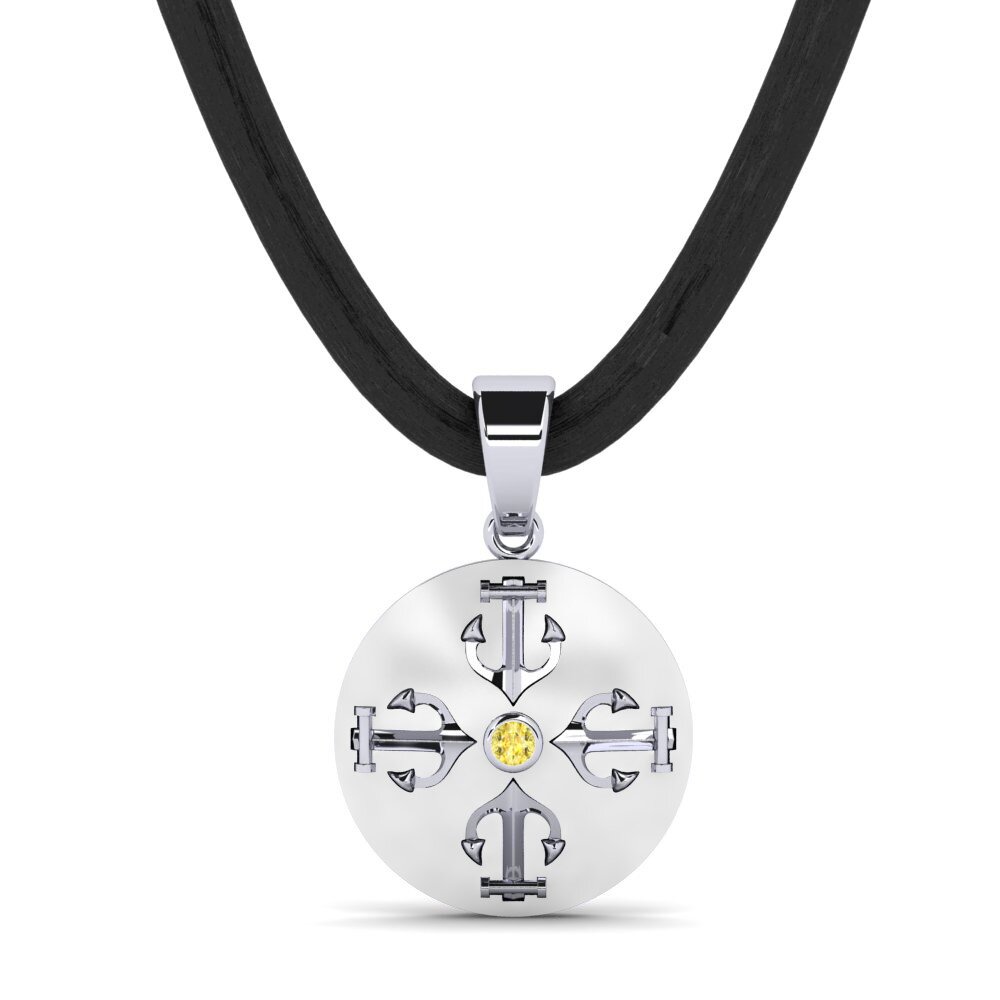 Yellow Sapphire Men's Pendant Chesnaught