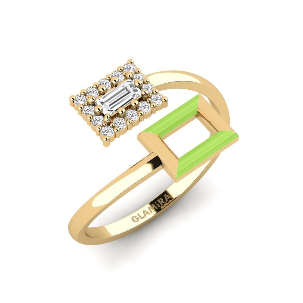 Weißer Saphir Ring Cheswold