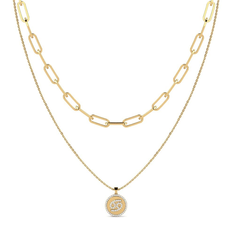 Paperclip Necklace Chiedere - Cancer