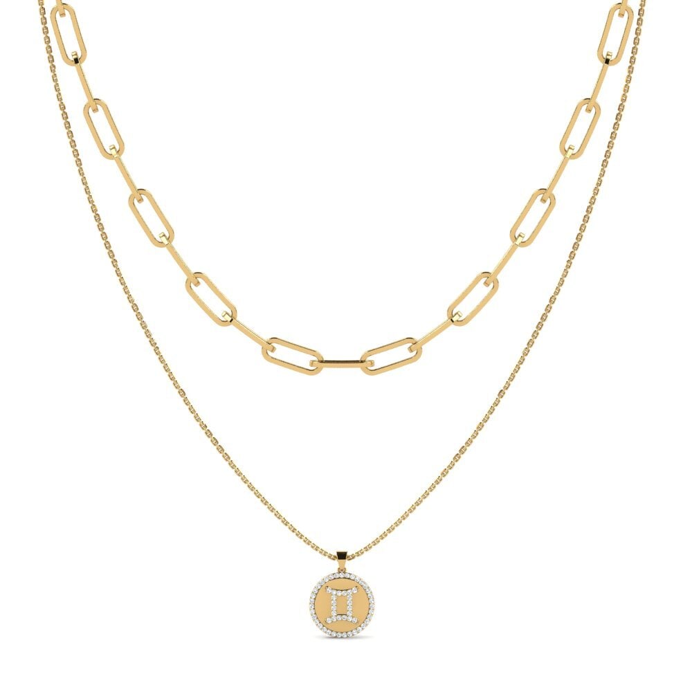 Paperclip Necklace Chiedere - Gemini