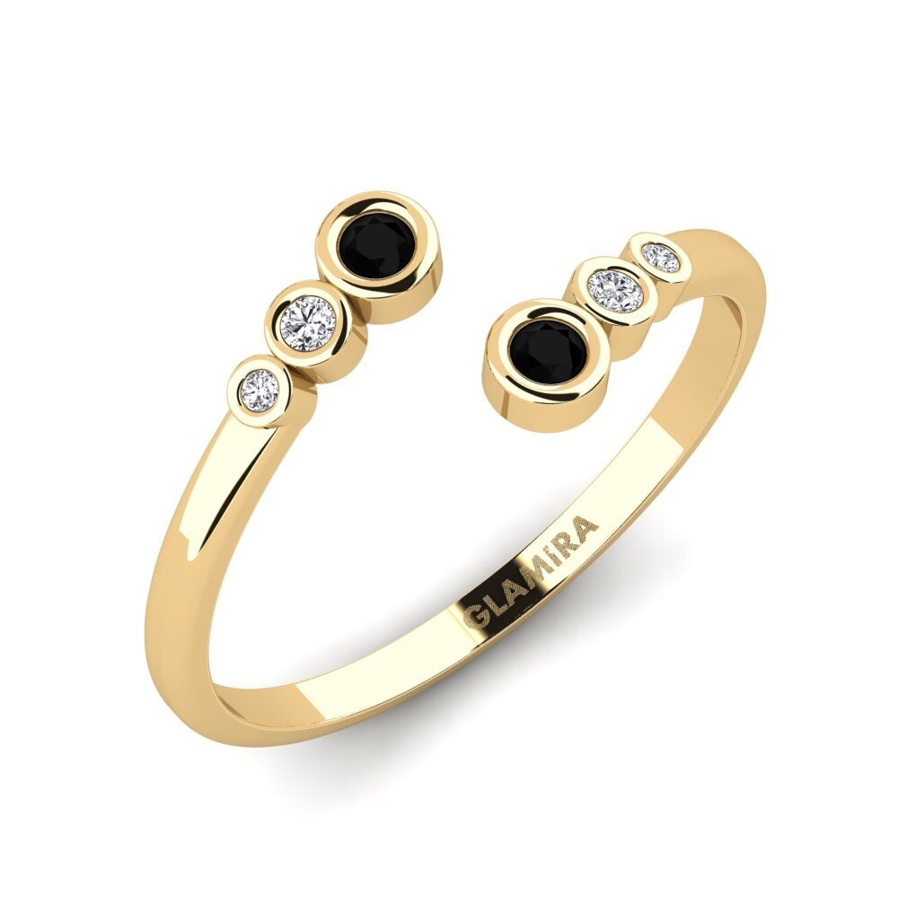 14ct Yellow Gold Black Onyx Ring Chiefly