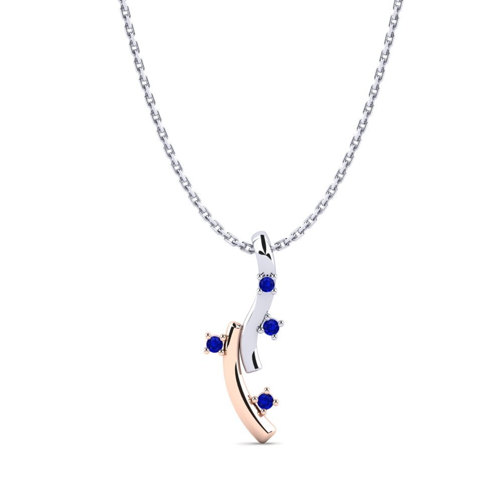 Saphir Pendentif pour femme Chika