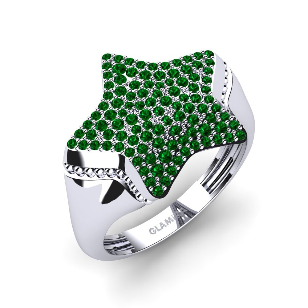 Grüner Zirkonia Ring Chisum