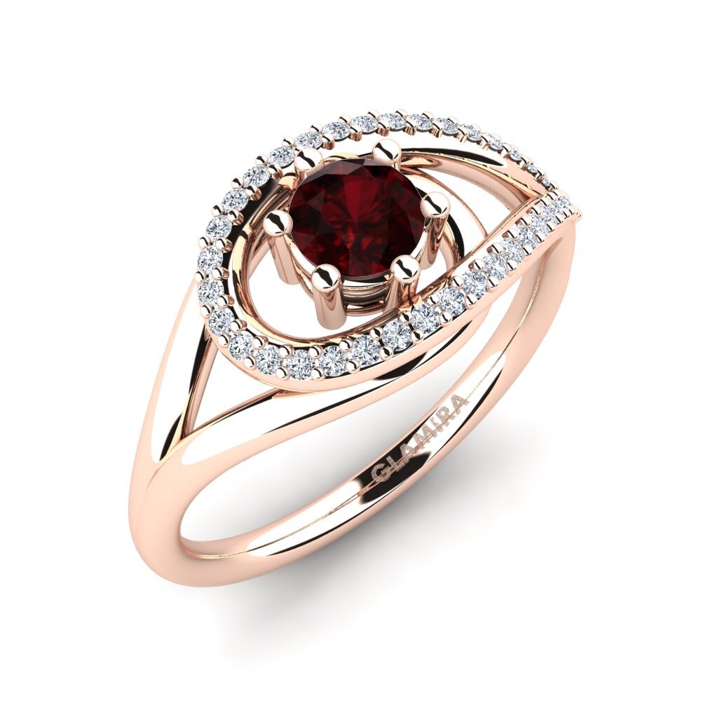 Garnet Engagement Ring Chlodette