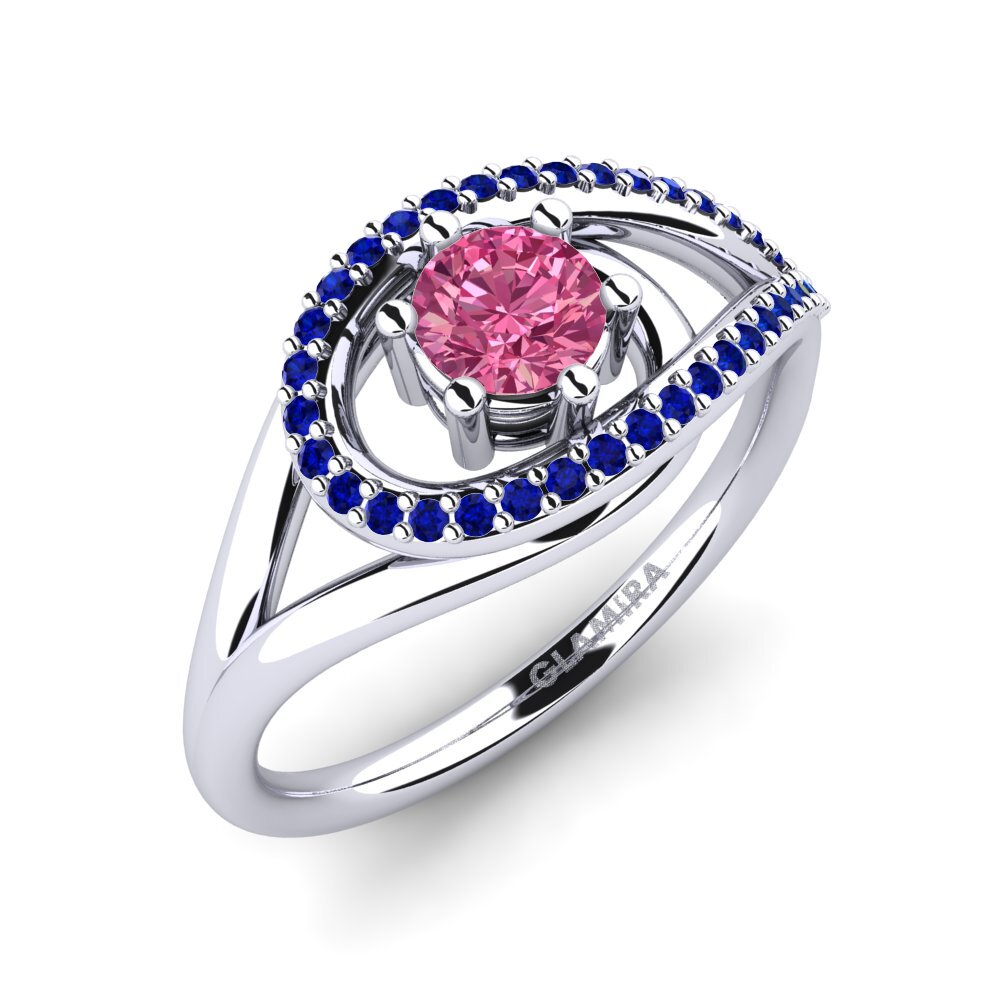 9ct White Gold Engagement Ring Chlodette