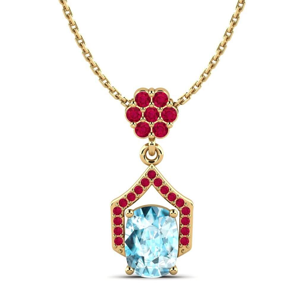 Blue Zircon Women's Pendant Chofa