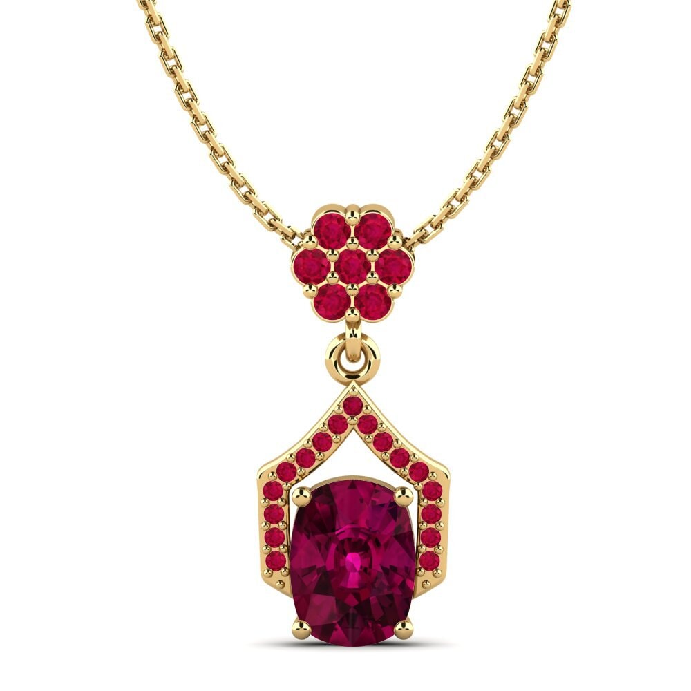 Rhodolite Garnet Women's Pendant Chofa