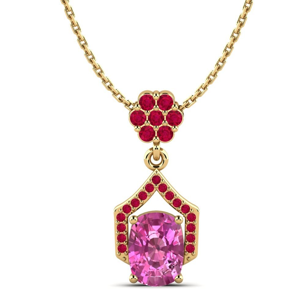 Pink Topaz Women's Pendant Chofa