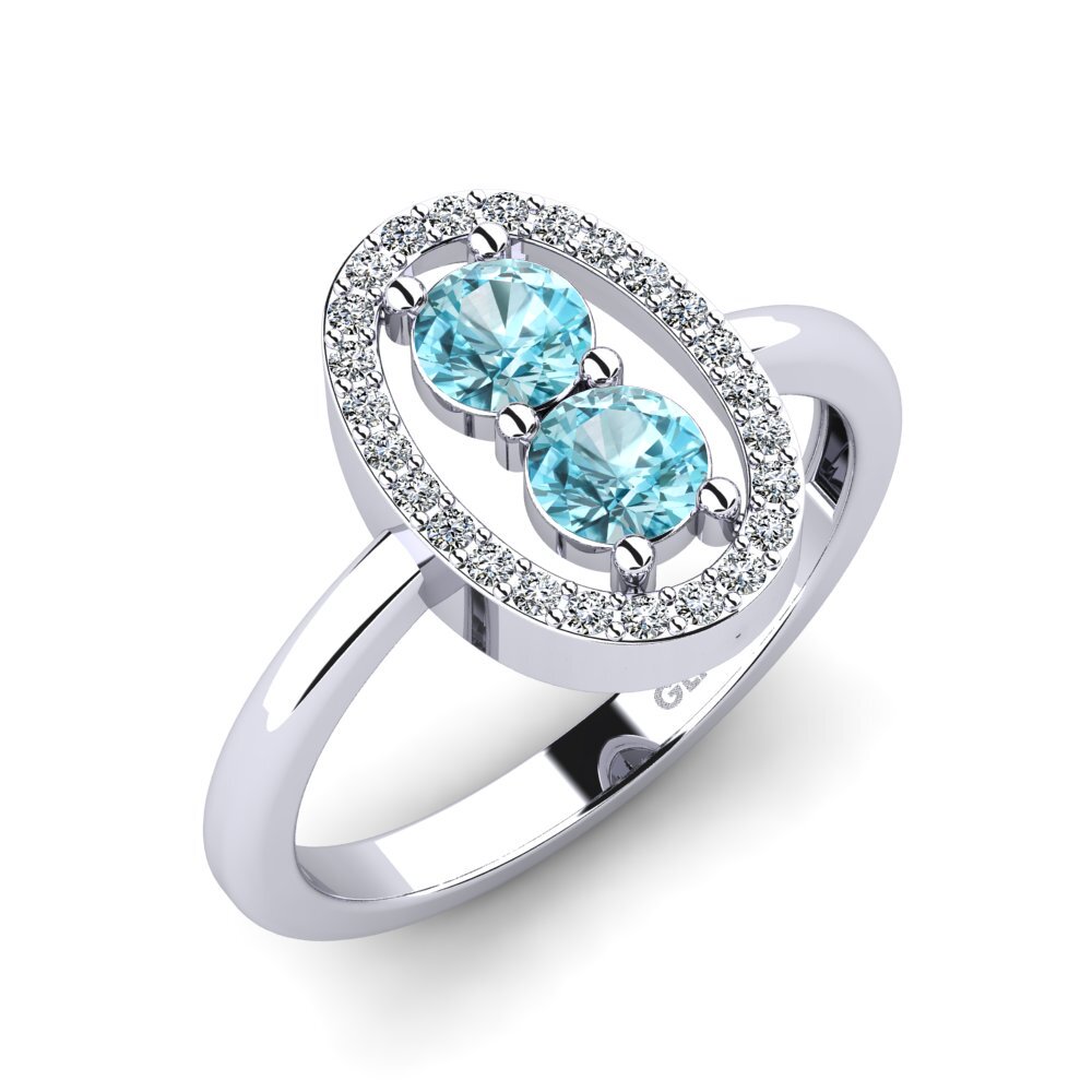 Blue Zircon Ring Choric