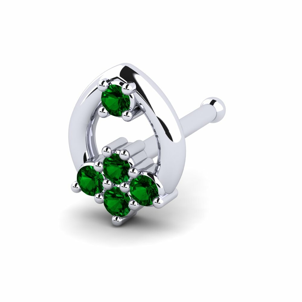 Groene Zirkoon Neus Pin Christel