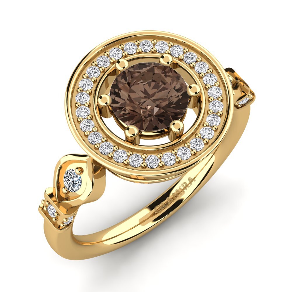 Smoky Quartz Engagement Ring Chubascoli