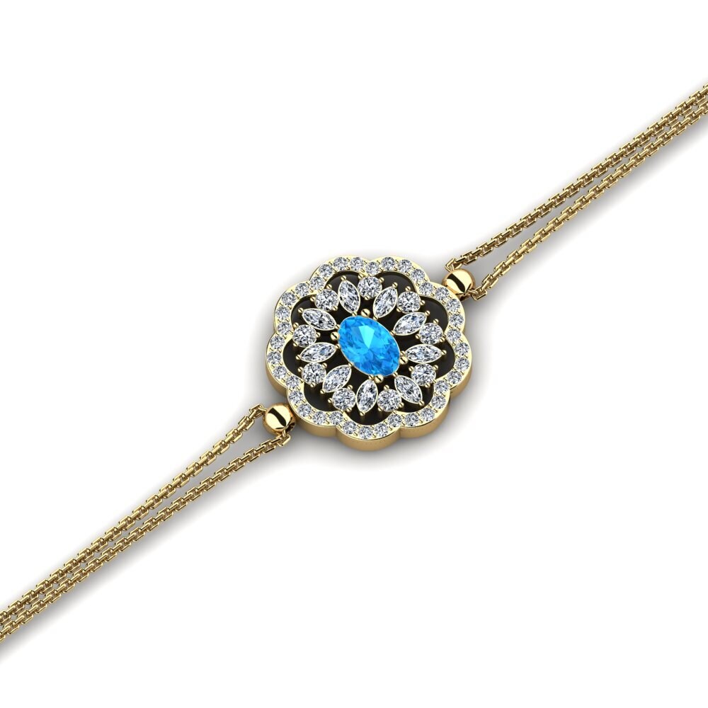 Blue Topaz Women's Bracelet Chyle