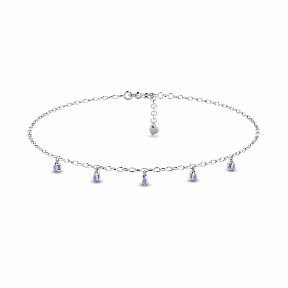 Amethyst Women's Anklet Cicum