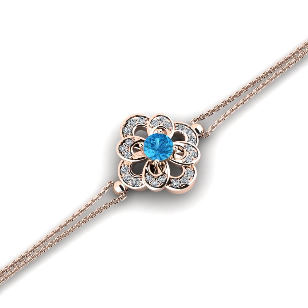 Blue Topaz Women's Bracelet Ciergev