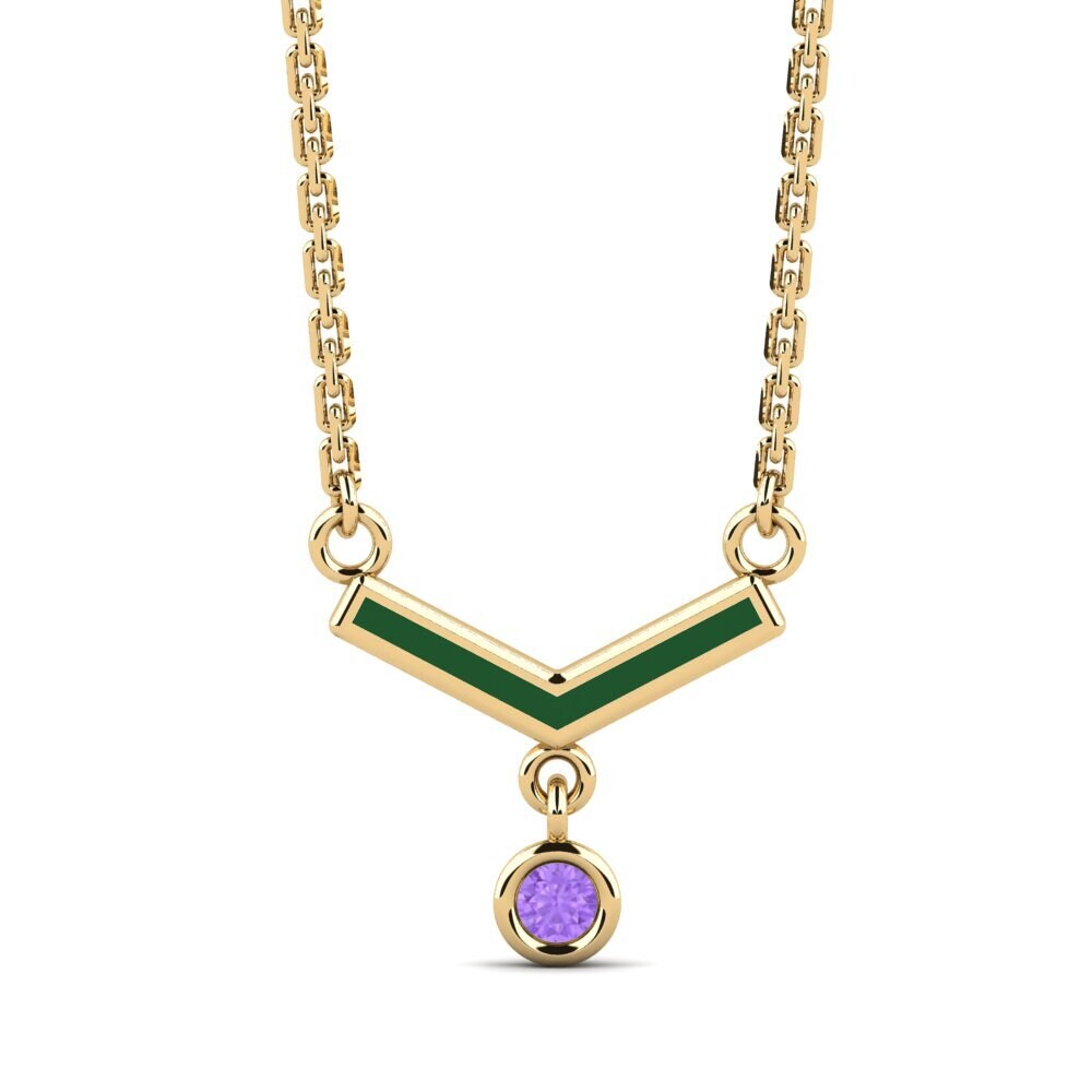 Amethyst Women's Necklace Cigha