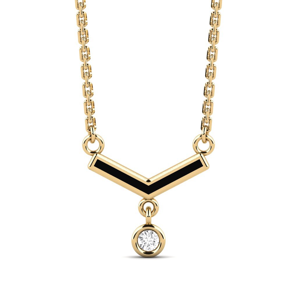 White sapphire Women's Necklace Cigha