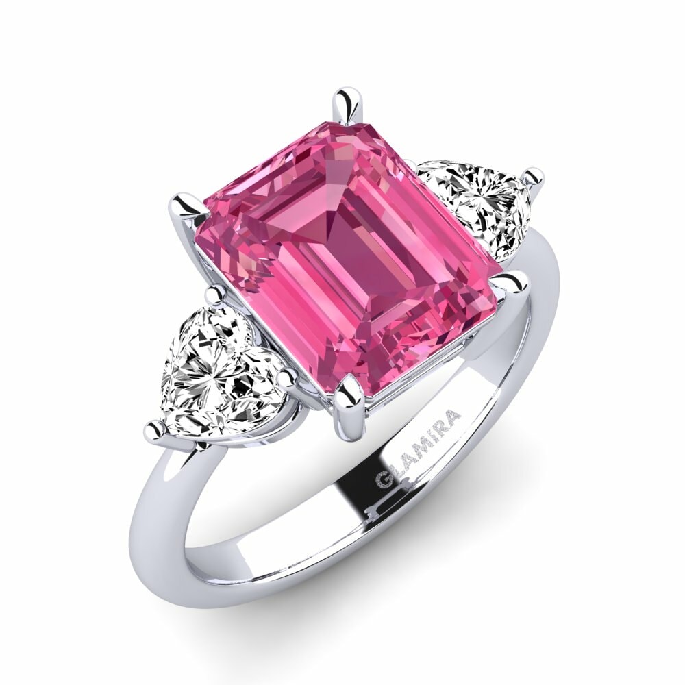 Turmalina rosa Anillo de Mujer Cigo