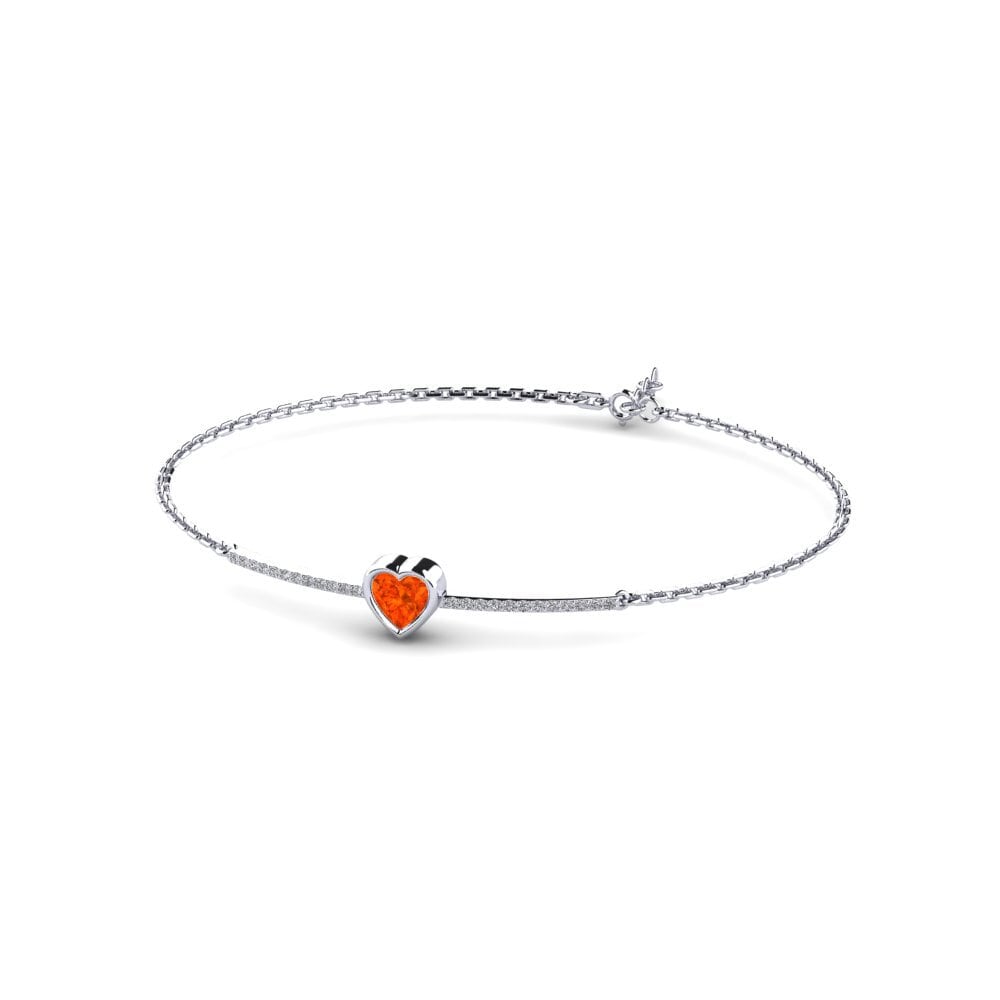 Fire Opal Women's Bracelet Ciliessa