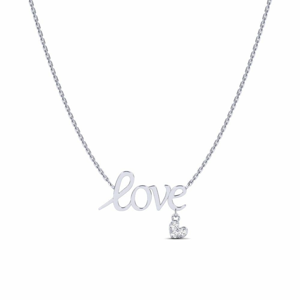 950 Platina Dames Ketting Cillo