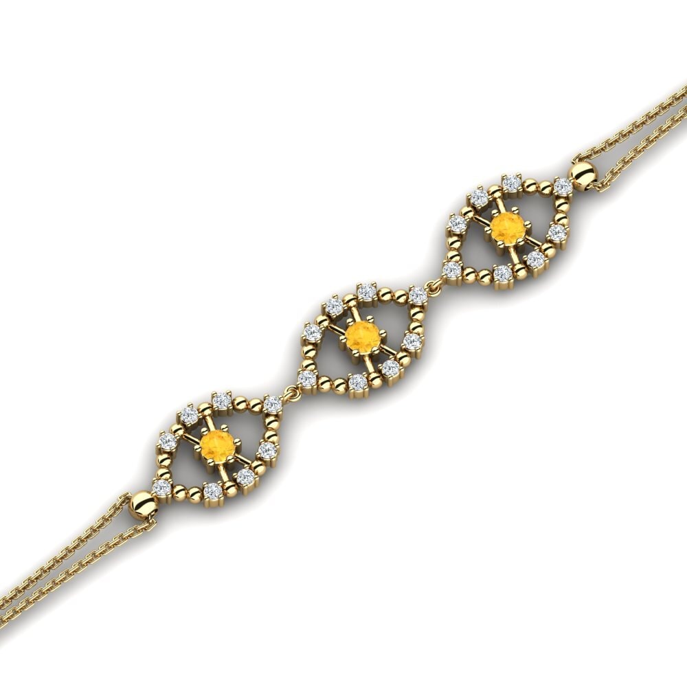 Citrine Women's Bracelet Cinglantta