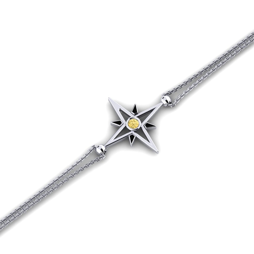 Diamante Amarillo Pulsera de Mujer Cinnfhail