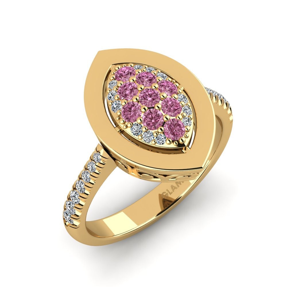 Rhodolite Garnet Ring Cinquedo