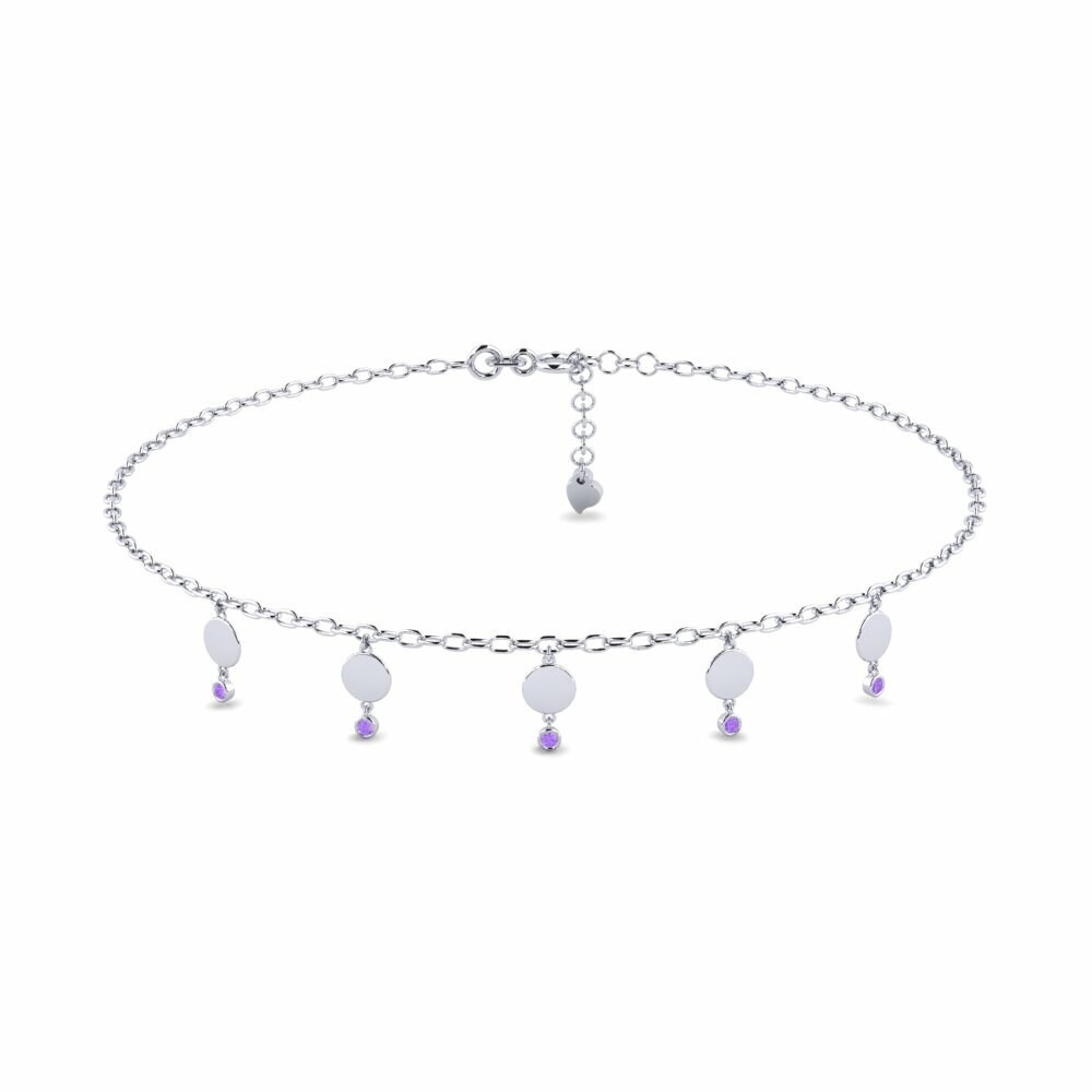 Damen fußkette Cintrel Amethyst