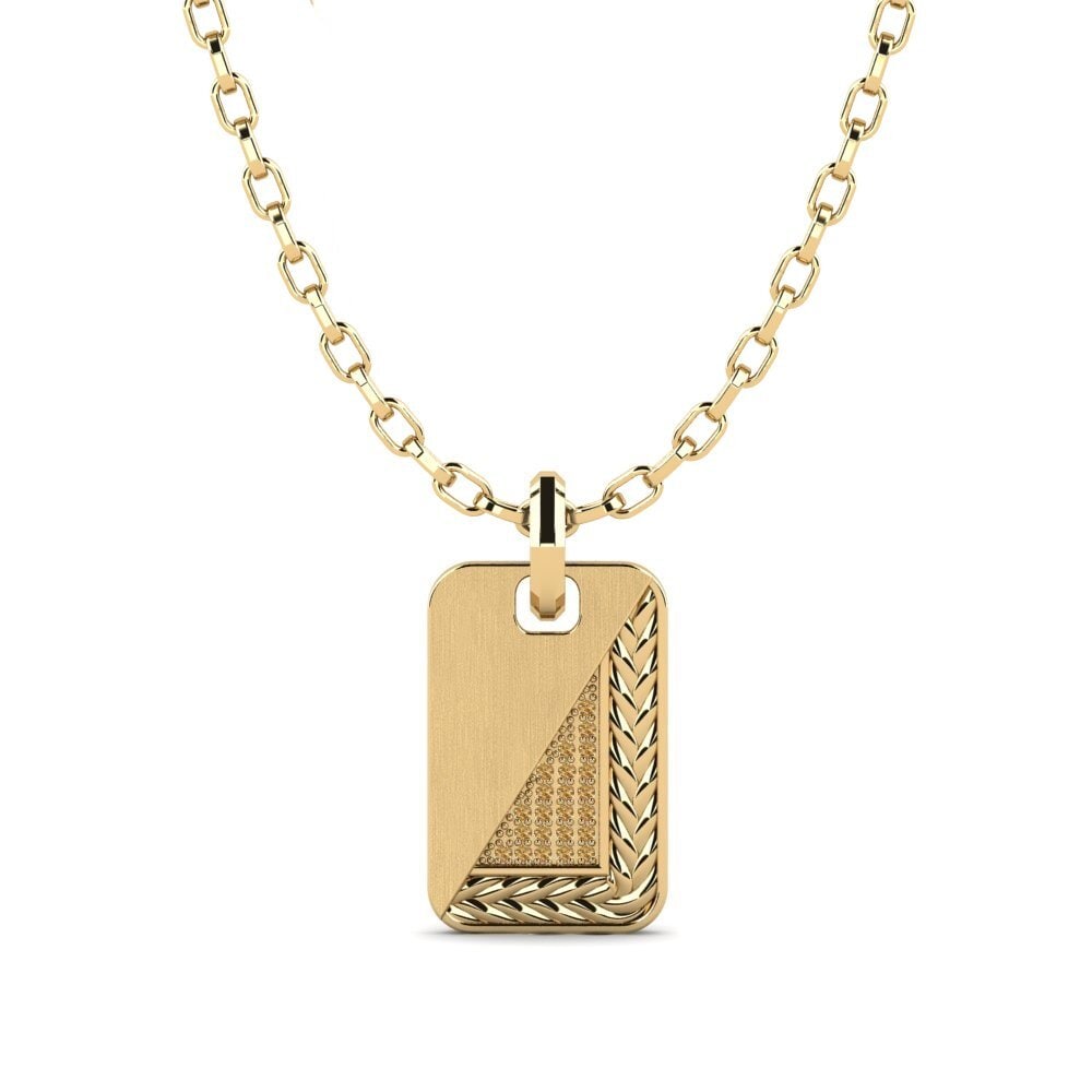 Diamante café Colgante para hombre Citeaux