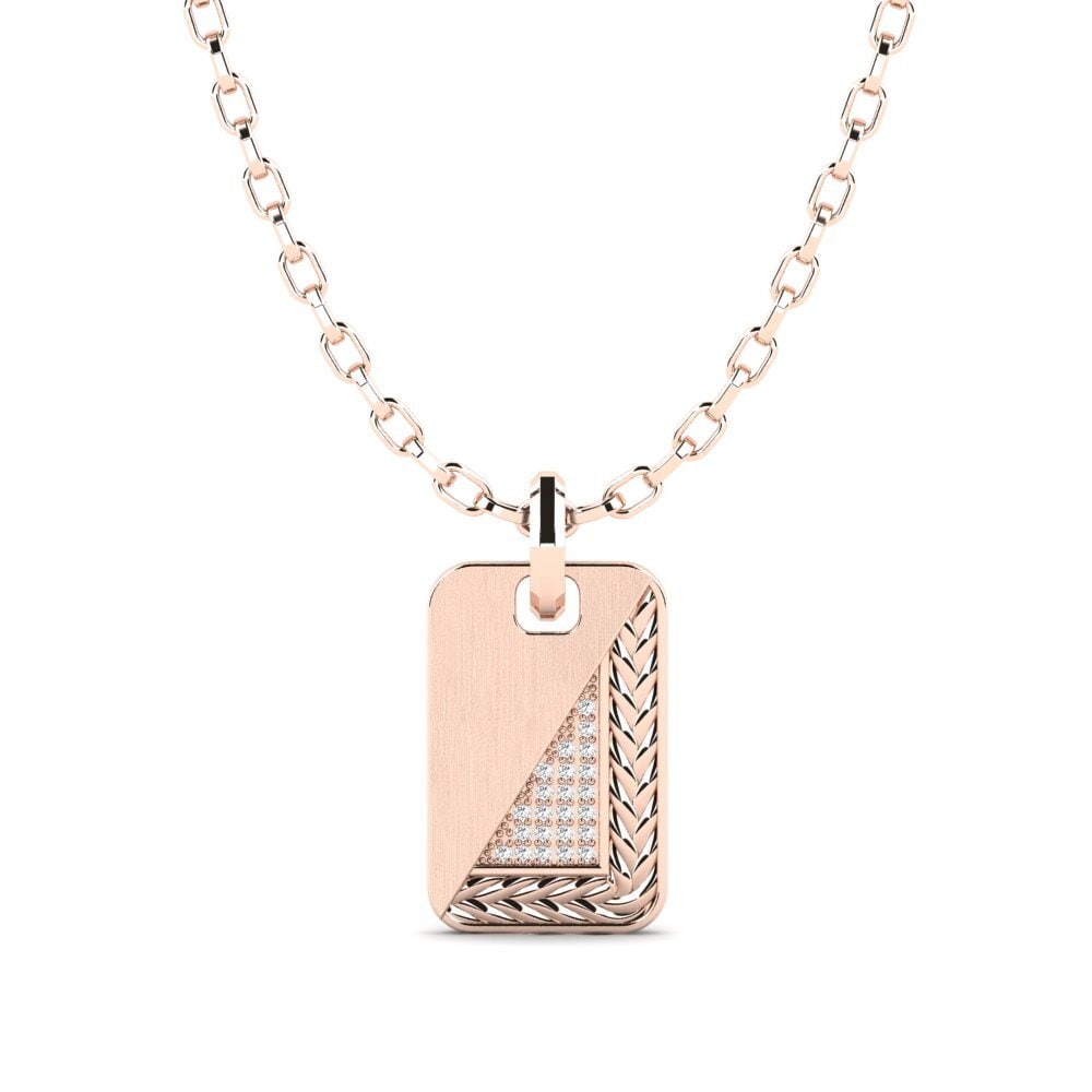 14ct Rose Gold Men's Pendant Citeaux