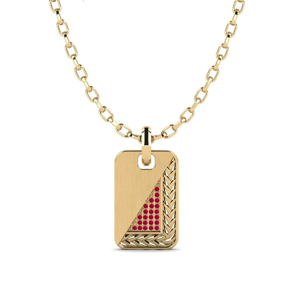 Rubis Pendentif pour homme Citeaux