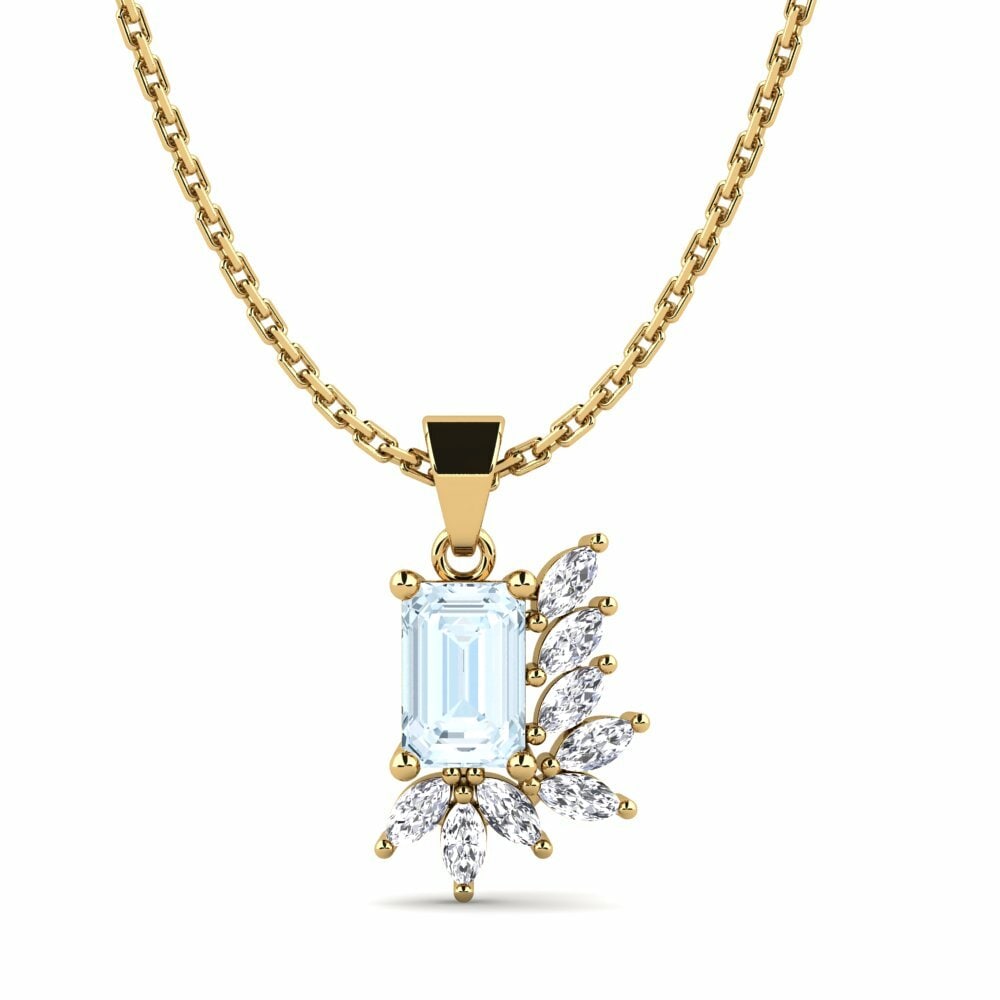 18ct Yellow Gold Women's Pendant Citlali