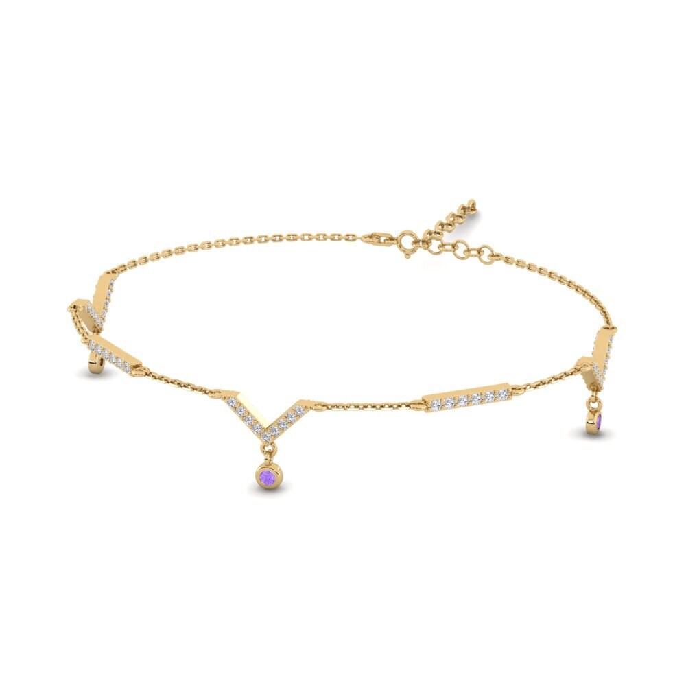 Amethyst Women's Bracelet Cjaj
