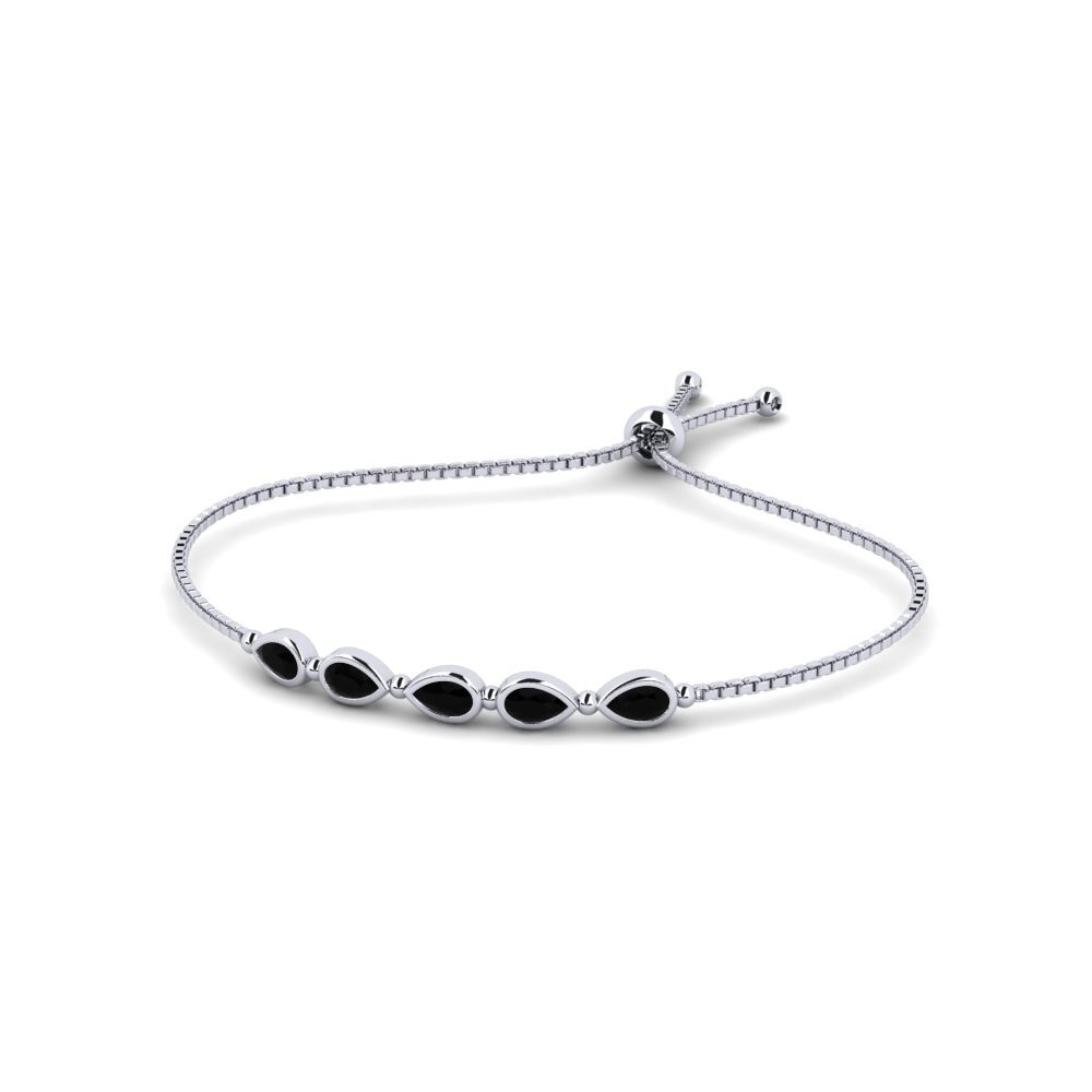 Pera Diamante negro Pulsera Claiel