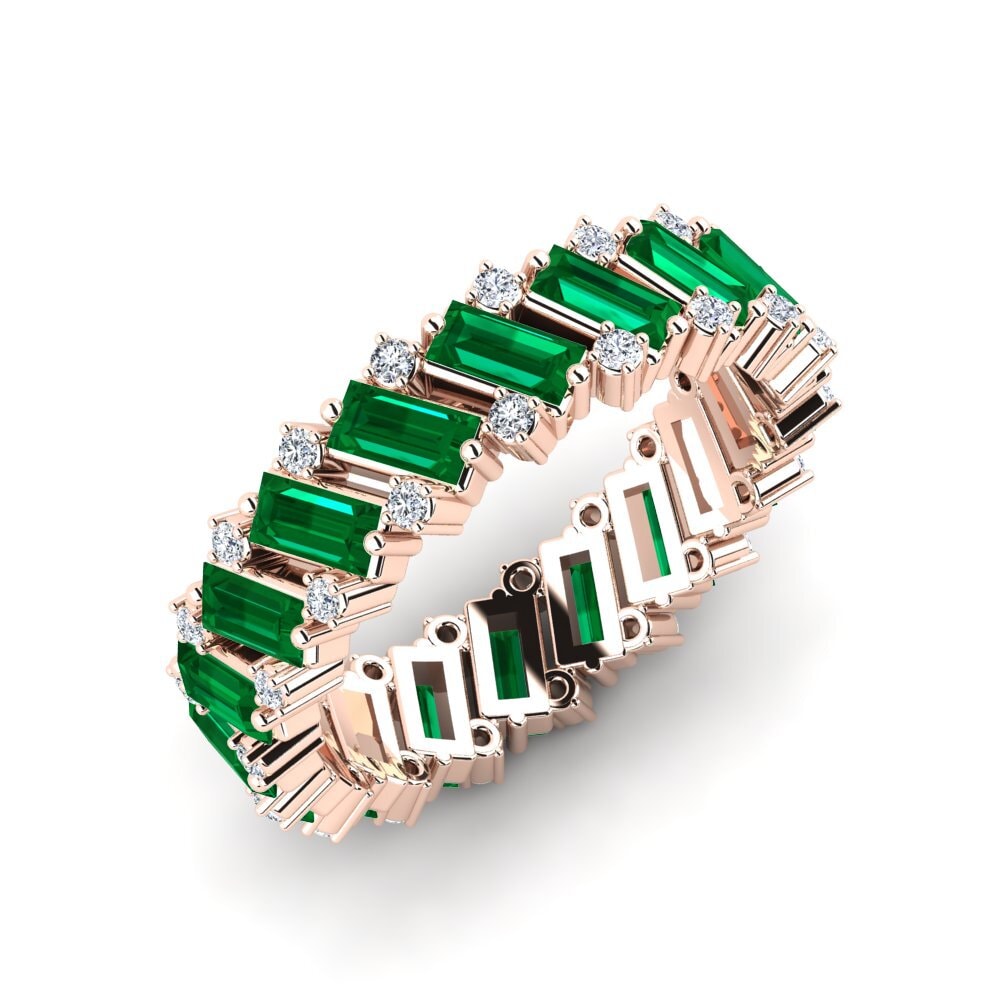 Zircônia Verde Anel Clamworm
