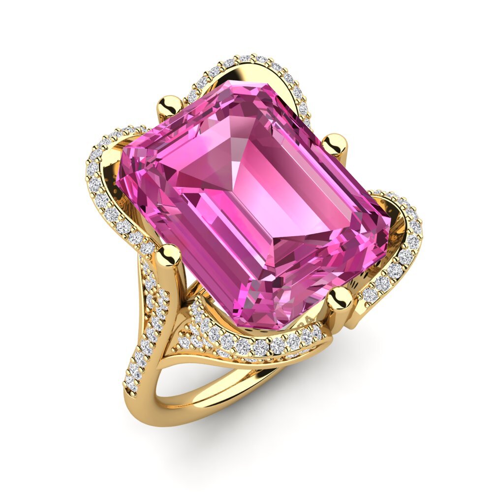 Pink Topaz Ring Clare