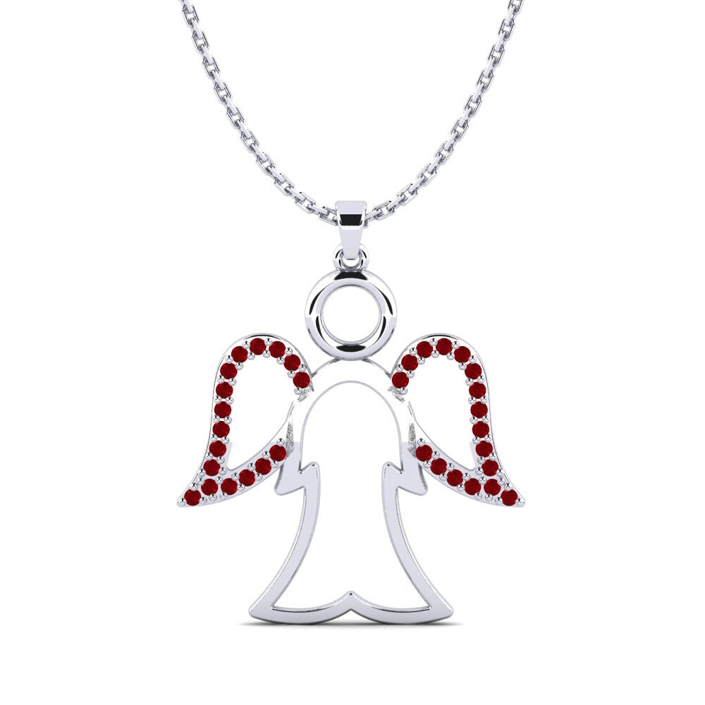 Red Zirconia Women's Pendant Claresta