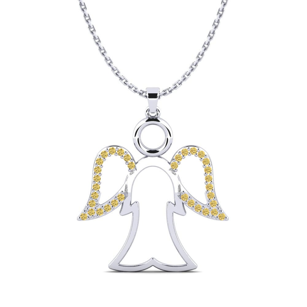 Gelber Diamant Damen anhänger Claresta