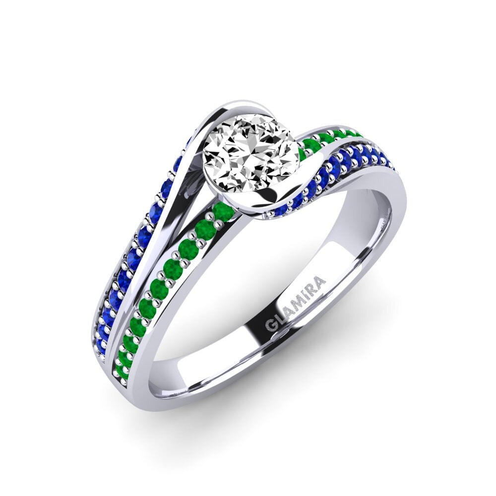 Đá Moissanite Nhẫn đính hôn Clariss