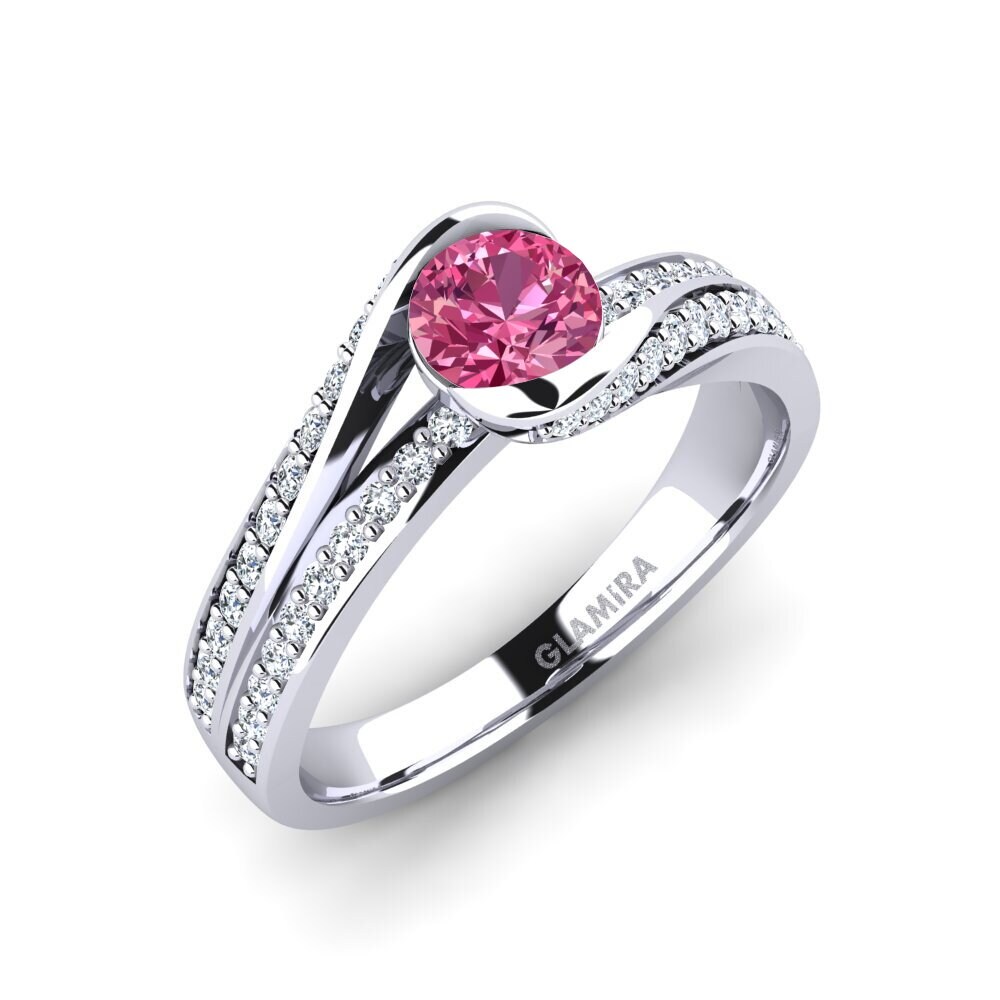 Pink Tourmaline Engagement Ring Clariss
